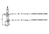 Amortisseur MONROE ORIGINAL (Gas Technology) G16266