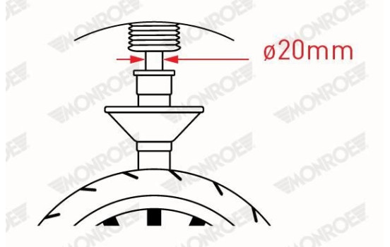 Amortisseur MONROE ORIGINAL R7612