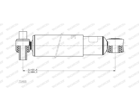 Amortisseur T5469 Monroe