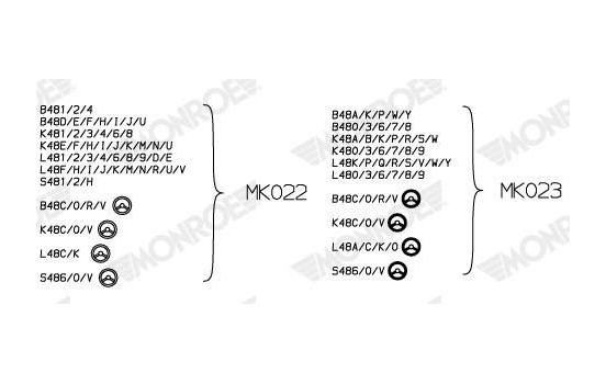 Coupelle de suspension MOUNTING KIT MK023 Monroe, Image 3