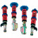 Combinés Filetés H&R Monotube pour Toyota Yaris GR 4WD (P21) 2020- VA25-45/AA25-45mm avec High-Pe
