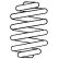 Ressort de suspension 997 672 Sachs