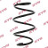 Ressort de suspension K-Flex RA4027 Kayaba