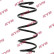 Ressort de suspension K-Flex RA4089 Kayaba