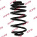 Ressort de suspension K-Flex RA6233 Kayaba
