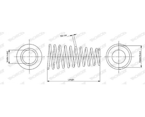 Ressort de suspension MONROE OESpectrum SPRINGS SP3769, Image 2