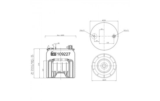 Ressort pneumatique, suspension pneumatique