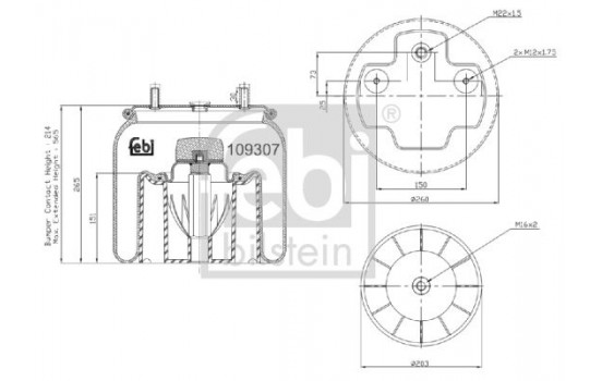 Ressort pneumatique, suspension pneumatique