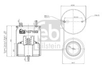 Ressort pneumatique, suspension pneumatique