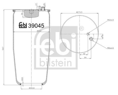 Soufflet à ressort, suspension pneumatique