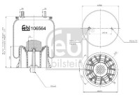 Soufflet à ressort, suspension pneumatique
