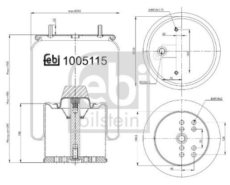 Soufflet, suspension pneumatique