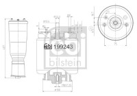 Soufflet, suspension pneumatique