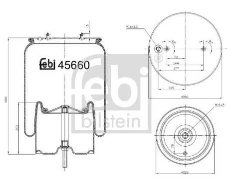 Soufflets à ressort, suspension pneumatique