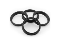 Bagues de centrage Sinatec 67.1->57.1mm Noir 4 pièces
