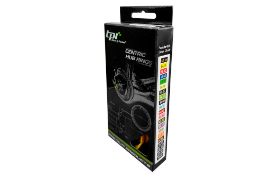 TPI ​Anneaux de centrage 64.0->60.1mm Bleu 4 pièces, Image 4