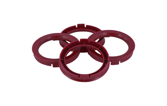 TPI Bagues de centrage 64.0->56.1mm Rouge 4 pièces, Image 2
