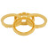 TPI Bagues de centrage 69.1->54.1mm Jaune 4 pièces