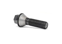 H&R Boulon de roue conique avec anneau mobile M14x1.25 - Longueur 31mm - Noir (ex. BMW)