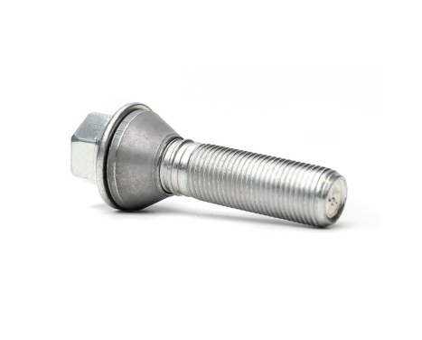 H&R Boulon de roue conique avec anneau mobile M14x1,25 - Longueur 43mm (ex. BMW)