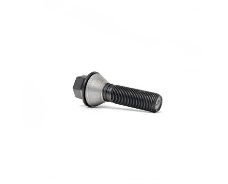 H&R Boulon de roue conique avec anneau mobile M14x1,50 - Longueur 48,5mm - Noir