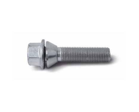 H&R Boulon de roue conique avec anneau mobile M14x1.50 - Longueur 53mm (ex. BMW, Volvo)