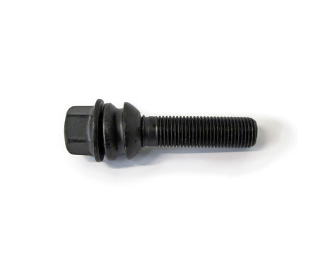 H&R Boulon de roue conique avec bague mobile R14 M14x1.50 - Longueur 59mm - Noir (ex. Porsche, VW T5, V