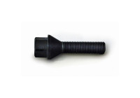 H&R Boulon de roue conique M12x1.50 - Longueur 24mm - Noir