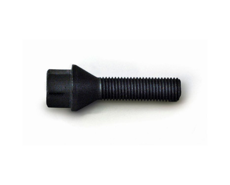 H&R Boulon de roue conique M12x1.50 - Longueur 40mm - Noir