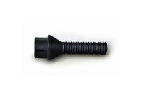 H&R Boulon de roue conique M12x1.50 - Longueur 45mm - Noir
