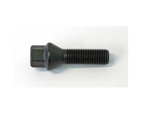 H&R Boulon de roue conique M14x1.50 - Longueur 40mm - Noir