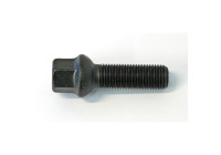 H&R Boulon de roue convexe R13 M14x1.50 - Longueur 45mm - Noir (par exemple Audi S5)