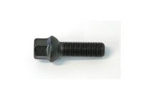 H&R Boulon de roue convexe R13 M14x1.50 - Longueur 48mm - Noir (par exemple Audi S5)