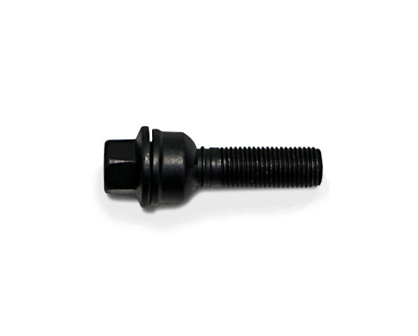 H&R Boulon de roue convexe R14 M14x1.50 - Longueur 30mm - Noir (ex. Audi Q3, Q5)