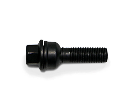 H&R Boulon de roue convexe R14 M14x1.50 - Longueur 40mm - Noir (ex. Audi Q3, Q5)