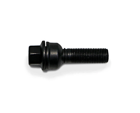 H&R Boulon de roue convexe R14 M14x1.50 - Longueur 50mm - Noir (ex. Audi Q3, Q5)