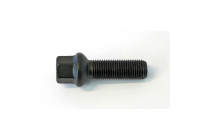 H&R Boulon de roue convexe R14 M14x1.50 - Longueur 55mm - Noir (ex. Mercedes, VW T4)