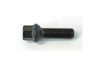 H&R Boulon de roue convexe R15 M14x1.50 - Longueur 43mm - Noir (ex. VAG)