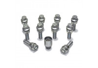 H&R Jeu de boulons de roue convexe R14 M14x1,50 - Longueur 30 mm - 10 pièces (par exemple Audi Q3, Q5) - incl.