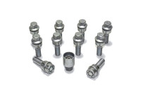H&R Jeu de boulons de roue convexe R14 M14x1,50 - Longueur 40 mm - 10 pièces (par exemple Audi Q3, Q5) - incl.