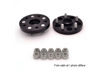H&R DRM System Jeu d'entretoises de roue 44mm par essieu - Pas 5x120 - Moyeu 64,0mm - Taille de boulon M14x1,5 -