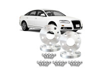 Jeu d'entretoises de roue en aluminium Simoni Racing - 2 x 13 mm (VA) - 2 x 20 mm (AA) (moyeu 57,1 mm) avec boulon d