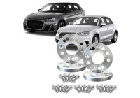 Jeu d'entretoises de roue en aluminium Simoni Racing pour Audi A1, boulons de roue inclus