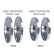 Kit d'entretoises de roue en aluminium Simoni Racing - 2x12 mm - 2x16 mm pour Alfa Romeo Mito, Vignette 3