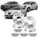 Kit d'entretoises de roue en aluminium Simoni Racing - Alfa Romeo Divers - 2x17,5 mm - 2x20 mm