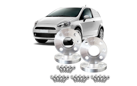 Kit d'entretoises de roue en aluminium Simoni Racing - compatible avec Abarth, Fiat - 2x16 mm - 2x20 mm