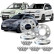 Kit d'entretoises de roue en aluminium Simoni Racing - compatible avec différents modèles Fiat - 2x16 mm - 2x20 mm