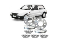 Kit d'entretoises de roue en aluminium Simoni Racing - compatible avec différents modèles Fiat - 2x16 mm - 2x20 mm