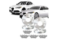 Kit d'entretoises de roue en aluminium Simoni Racing - pour divers modèles Alfa Romeo - 2x17,5 mm - 2x20 mm