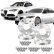 Kit d'entretoises de roue en aluminium Simoni Racing - pour divers modèles Alfa Romeo - 2x17,5 mm - 2x20 mm